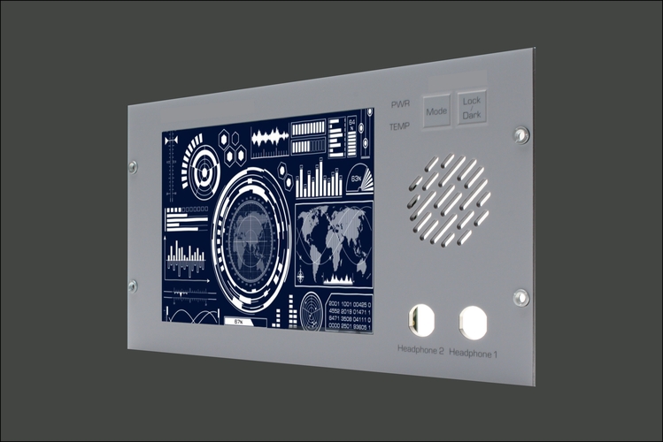 Folientastatur für Laborgerät Folientastaturen Militär